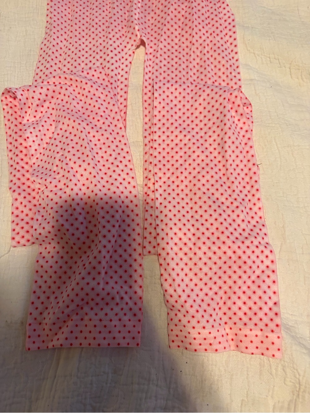 Pink Polka Dot Tights